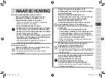 Preview for 125 page of Panasonic ES-LV97 Operating Instructions Manual