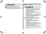 Preview for 128 page of Panasonic ES-LV97 Operating Instructions Manual