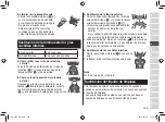 Preview for 169 page of Panasonic ES-LV97 Operating Instructions Manual