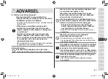 Preview for 243 page of Panasonic ES-LV97 Operating Instructions Manual