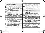 Preview for 244 page of Panasonic ES-LV97 Operating Instructions Manual