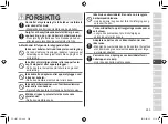 Preview for 245 page of Panasonic ES-LV97 Operating Instructions Manual