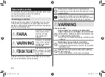 Preview for 268 page of Panasonic ES-LV97 Operating Instructions Manual