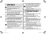 Preview for 270 page of Panasonic ES-LV97 Operating Instructions Manual