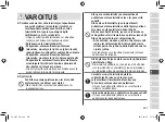 Preview for 297 page of Panasonic ES-LV97 Operating Instructions Manual