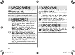 Preview for 354 page of Panasonic ES-LV97 Operating Instructions Manual