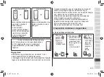 Preview for 415 page of Panasonic ES-LV97 Operating Instructions Manual