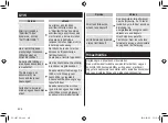 Preview for 422 page of Panasonic ES-LV97 Operating Instructions Manual