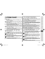 Preview for 237 page of Panasonic ES-LV9N Operating Instructions Manual