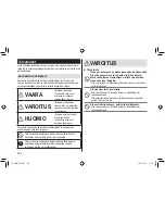 Preview for 260 page of Panasonic ES-LV9N Operating Instructions Manual