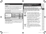 Preview for 103 page of Panasonic ES-LV9Q Operating Instructions Manual