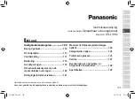 Preview for 105 page of Panasonic ES-LV9Q Operating Instructions Manual