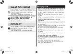 Preview for 112 page of Panasonic ES-LV9Q Operating Instructions Manual