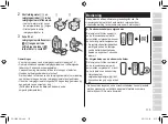 Preview for 115 page of Panasonic ES-LV9Q Operating Instructions Manual