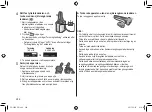 Preview for 246 page of Panasonic ES-LV9Q Operating Instructions Manual