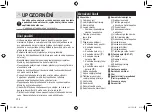 Preview for 314 page of Panasonic ES-LV9Q Operating Instructions Manual