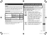 Preview for 329 page of Panasonic ES-LV9Q Operating Instructions Manual