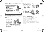 Preview for 11 page of Panasonic ES-LV9QX Operating Instructions Manual