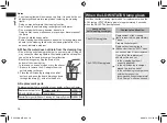 Preview for 18 page of Panasonic ES-LV9QX Operating Instructions Manual