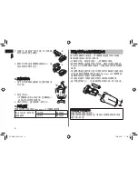 Предварительный просмотр 6 страницы Panasonic ES-RC40 Operating Instructions Manual