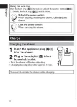 Preview for 6 page of Panasonic ES-RF41 Es-Rf