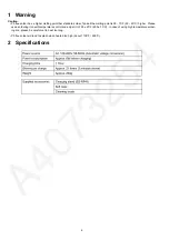 Preview for 2 page of Panasonic ES-RF41 Service Manual