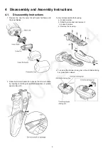 Preview for 4 page of Panasonic ES-RF41 Service Manual