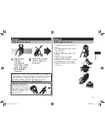 Preview for 16 page of Panasonic ES-RL21 Operating Instructions Manual