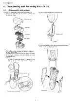 Предварительный просмотр 4 страницы Panasonic ES-RT33 Service Manual