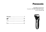 Preview for 1 page of Panasonic ES-RT36 Operating Instructions Manual