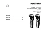 Panasonic ES-RT67-S503 Operating Instructions Manual preview