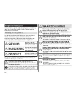 Preview for 96 page of Panasonic ES-RT87 Operating Instructions Manual