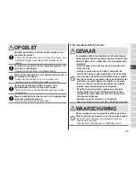 Preview for 99 page of Panasonic ES-RT87 Operating Instructions Manual