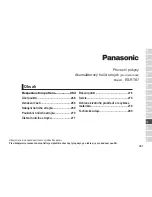 Preview for 261 page of Panasonic ES-RT87 Operating Instructions Manual