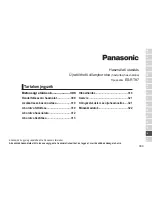 Preview for 303 page of Panasonic ES-RT87 Operating Instructions Manual