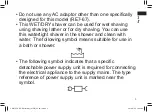 Preview for 3 page of Panasonic ES-RW31 Operating Instructions Manual