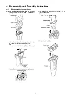 Preview for 4 page of Panasonic ES-SA40 Service Manual