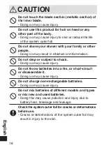 Preview for 12 page of Panasonic ES-SL10 Manual