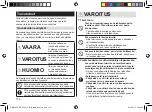 Preview for 170 page of Panasonic ES-SL33 Operating Instructions Manual