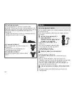 Предварительный просмотр 38 страницы Panasonic ES-SL41 Operating Instructions Manual