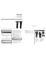 Panasonic ES-SL41 Operating Instructions preview