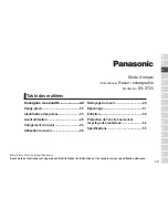 Preview for 39 page of Panasonic ES?ST25 Operating Instructions Manual