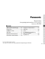 Preview for 109 page of Panasonic ES?ST25 Operating Instructions Manual