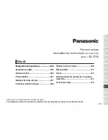 Preview for 201 page of Panasonic ES?ST25 Operating Instructions Manual