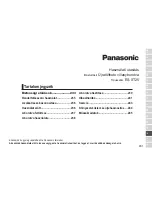 Preview for 231 page of Panasonic ES?ST25 Operating Instructions Manual