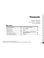 Preview for 263 page of Panasonic ES?ST25 Operating Instructions Manual