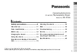 Preview for 5 page of Panasonic ES-ST3N Operating Instructions Manual