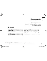 Preview for 3 page of Panasonic ES-TLVK6 Operating Instructions Manual