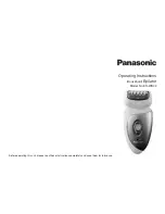 Предварительный просмотр 1 страницы Panasonic ES-WD42 Operating Instructions Manual