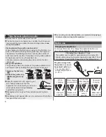 Предварительный просмотр 6 страницы Panasonic ES-WD52 Operating Instructions Manual